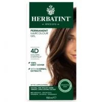 Vopsea Pentru Par Castaniu Auriu 4D, 150ml, Herbatint 