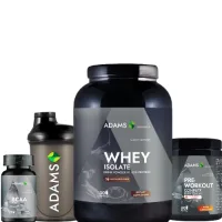 Pachet Izolat ciocolata + BCAA + PreWorkout + Shaker