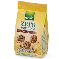 Mini Biscuiti fara Zahar cu Bucatele de Ciocolata si Indulcitor 75gr Gullon