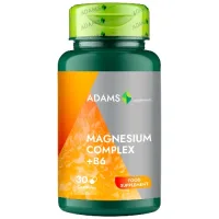 Magnesium Complex + B6, 30cps, Adams Supplements
