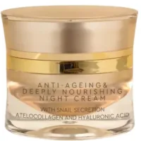 Crema de noapte antirid si profund hranitoare cu extract de Melc, 50ml, Glow Era