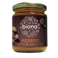 Unt de Arahide Smooth Fara Sare Bio 250gr Biona