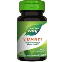 Vitamin D3 2000UI pentru adulti, 120cps, Natures Way