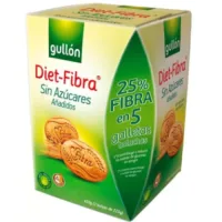 Biscuiti cu Fibre Fara Zahar Adaugat cu Indulcitori 450gr Gullon