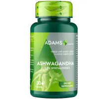 Ashwagandha 400mg, 30cps, Adams Supplements