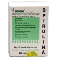 Spirulina 500mg, 40cps, Hofigal 