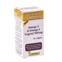 Omega 3, Omega 6 Vegetal 900mg Hofigal 40cps