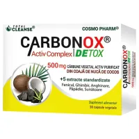 Carbonox Activ Complex Detox, 30 capsule vegetale, CosmoPharm