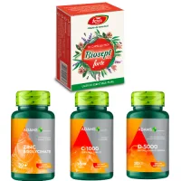 Pachet  Biosept Forte, Zinc, Vitamina C si D