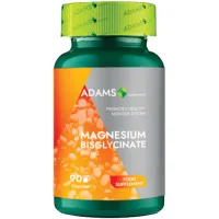Magneziu Bisglicinat, 800mg, 90cps, Adams Supplements