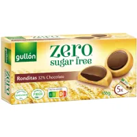 Biscuiti Ciocolata fara Zahar Adaugat cu Indulcitori 186g Gullon