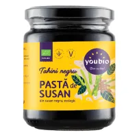 Tahini din susan negru, ecologic, 250g, Youbio