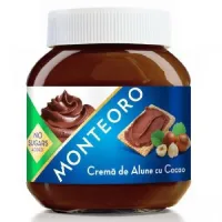 Crema Alune Fara Zahar Cacao, 350gr,  Monteoro