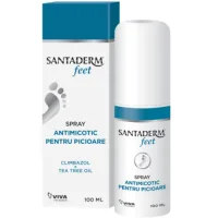 Spray Antimicotic pentru Picioare Climbazol Tea Tree 100ml Santaderm
