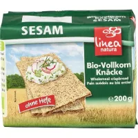 Paine crocanta din secara integrala cu susan, 200g, Linea natura