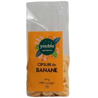 Chips banane organic, 150gr, youbio