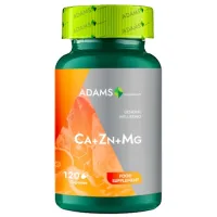Ca + Zn + Mg, 120cps, Adams Supplements