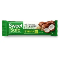 Ciocolata Lapte Cocos&quinoa Indulcitor Stevie 25gr Sly
