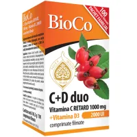 Vitamina K2 Bioactiv 200mcg si Complex de Vitamine K1+D3 60cpr Bioco