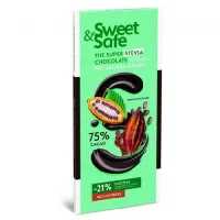 Ciocolata Amaruie 75% Cacao, Sly Diet, 90g