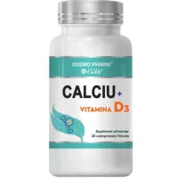 Calciu + Vitamina D3 30tablete Cosmopharm