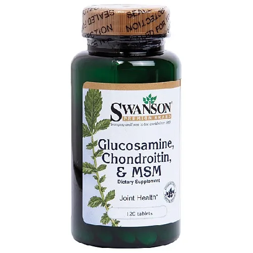 Glucosamine, Chondroitin & Msm 120cpr Swanson