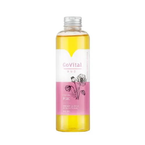 Ulei de mac, presat la rece, 200ml, Govital