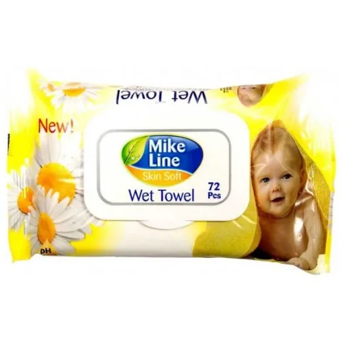 Servetele umede pentru copii, Musetel, cu capac, 72buc, Mike Line