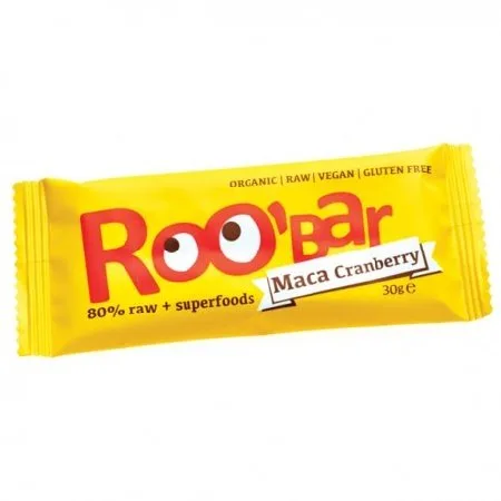 Baton Roobar cu Maca&merisor Raw Eco 30gr Bio