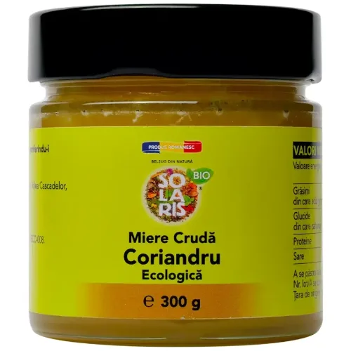Miere Cruda Coriandru 300g Solaris