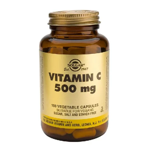 Vitamina C 500mg 100cps Solgar