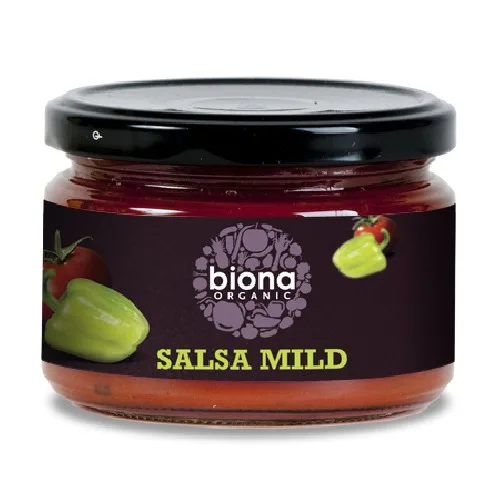 Sos Salsa Dip Mediu Picant Bio 220gr Biona