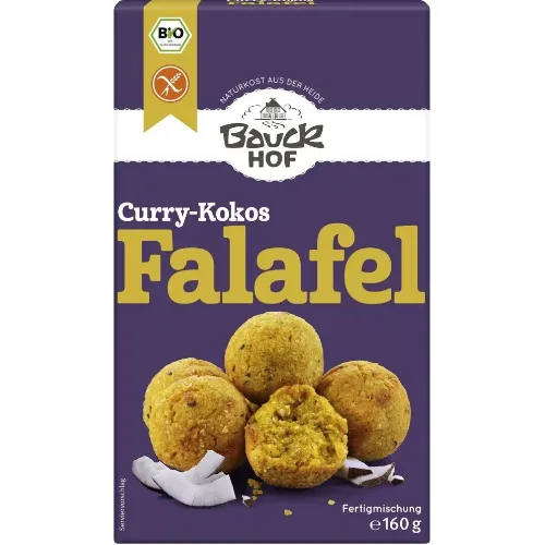 Mix Eco Falafel cu Curry si Cocos 160gr, Bauck Hof