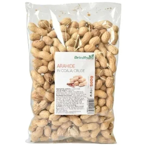 Arahide in coaja crude (alune de pamant), 500 g, Driedfruits