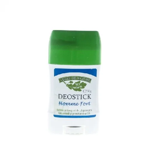 Deostick Homme Fort Salvie+Muguri de Plop 50gr  98% Natural