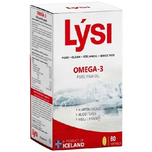 Omega 3 Ulei Pur de Peste 80cps Lisy