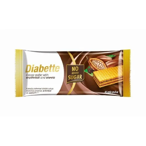 Napolitane Cacao Fara Zahar, 40g, Diabette