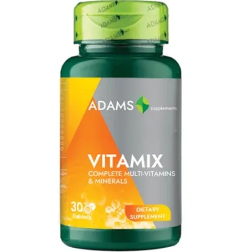 VitaMix, Multivitamine - Minerale, 30tab, Adams Supplements