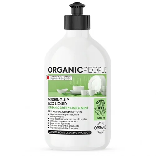 Detergent ecologic pentru vase cu Lamaie 500ml Organic People