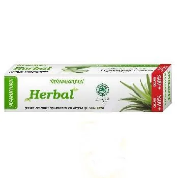 Pasta Dinti Herbal Spumanta 50ml Viva Natura