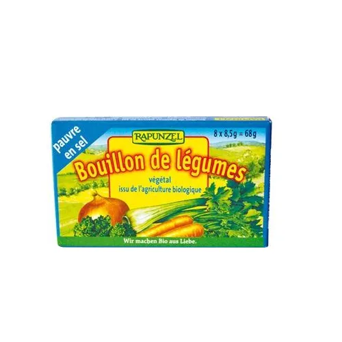 Cub De Supa De Legume Cu Putina Sare 84gr (cutie) Rapunzel