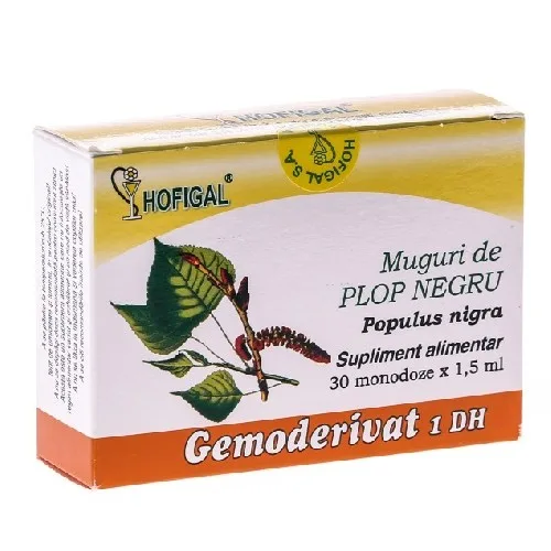Gemoderivat Muguri de Plop Negru 30monodoze Hofigal