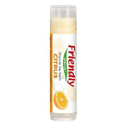 Balsam de Buze Organic cu aroma de Citrice 4,25gr Friendly