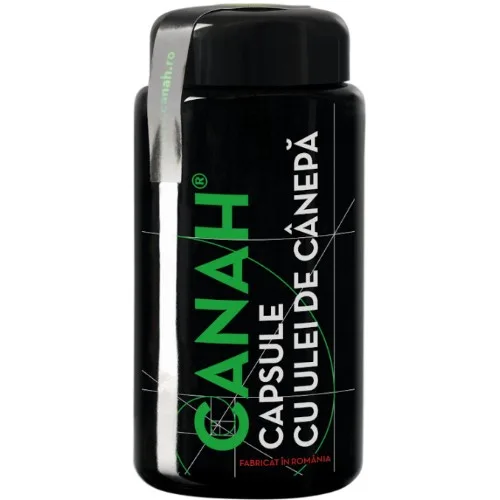 Capsule cu ulei de Canepa, 90cps, Canah