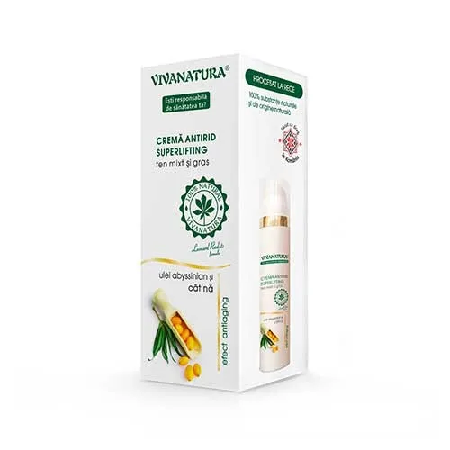 Crema Antirid Superlifting cu Catina si Ulei Abyssinian 45ml