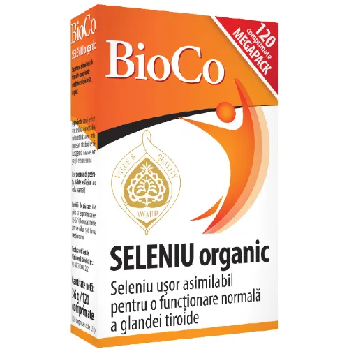 Seleniu Organic 120cpr Bioco