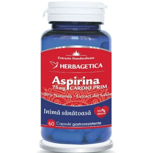 Aspirina Naturala Cardio Prim 60cps Herbagetica