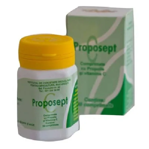 Proposept Cu Vitamina C 30cpr Institutul Apicol