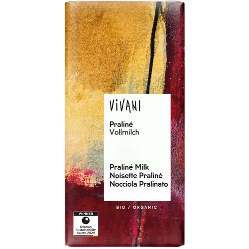 Ciocolata cu Praline si Lapte Integra 100gr Vivani