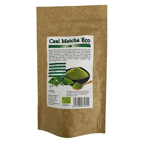 NC Ceai Matcha Eco Pulbere 100gr, Deco Italia